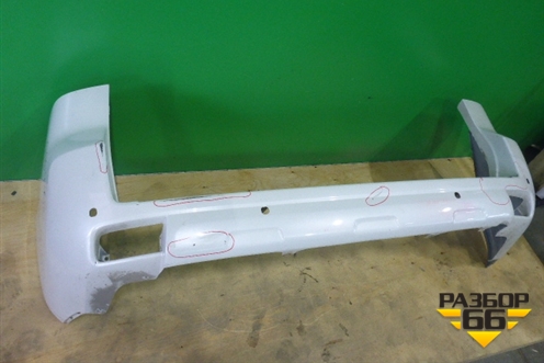 Бампер задний (до 2017г под парктроник) (5215960500) для Toyota Land Cruiser Prado(150) с 2009г (Ленд Крузер Прадо)