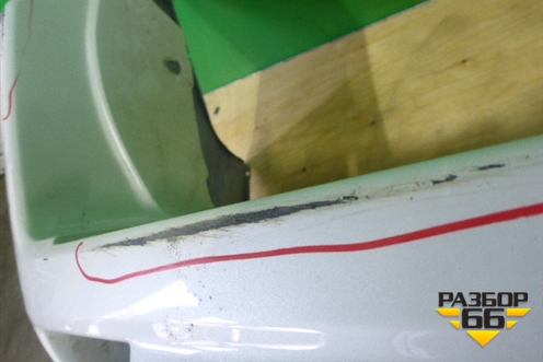 Бампер задний (до 2017г под парктроник) (5215960500) для Toyota Land Cruiser Prado(150) с 2009г (Ленд Крузер Прадо)