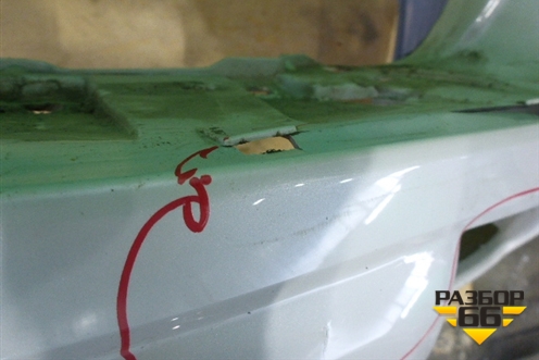 Бампер задний (до 2017г под парктроник) (5215960500) для Toyota Land Cruiser Prado(150) с 2009г (Ленд Крузер Прадо)