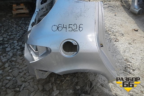 Крыло заднее правое (5ти дверный хэтчбэк) для Peugeot 307 с 2001-2007г