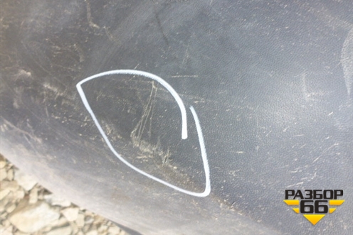 Бампер задний (Под парктроник) для Volkswagen Tiguan с 2011-2016г (Тигуан)