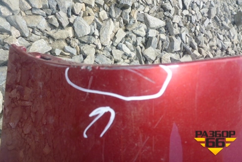 Бампер задний (Под парктроник) для Volkswagen Tiguan с 2011-2016г (Тигуан)