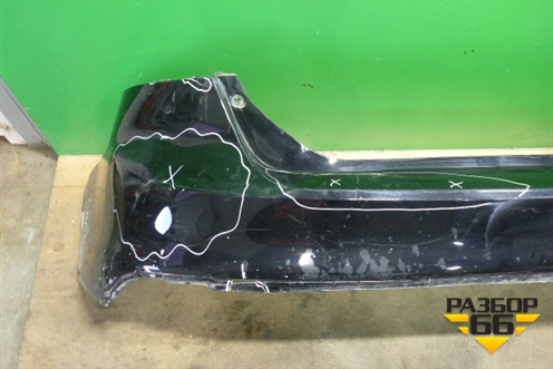 Бампер задний (без юбки до 2015г седан) (BM51F17906AGW) для Ford Focus 3 с 2011г