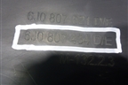 Юбка заднего бампера (под парктроник) (6J0807434) для Seat Ibiza с 2008-2017г