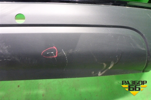 Бампер задний (до 2015г под парктроники не под накладку) (6410C889ZZ) для Mitsubishi Outlander с 2012-2024г (Аутлендер)