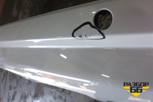 Юбка заднего бампера (после 2012г под парктроник) (8R0807521R) для Audi Q5 c 2008-2017г