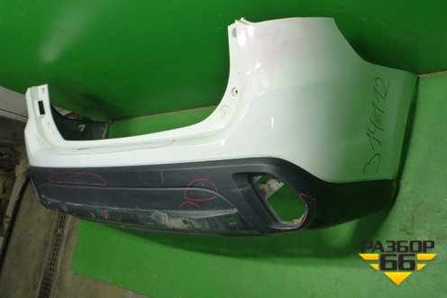 Бампер задний (после 2015г под накладки) (6410C996ZZ) для Mitsubishi Outlander с 2012-2024г (Аутлендер)