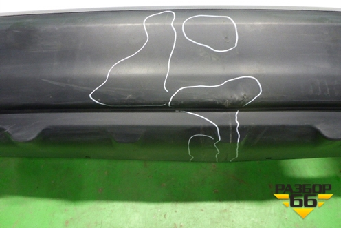 Бампер задний (до 2017г) (850224EA0H) для Nissan Qashqai (J11E) с 2013г