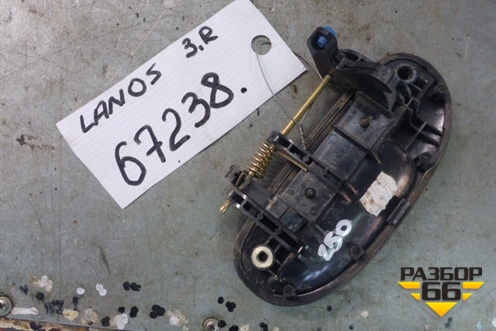 Ручка наружная двери задней правой для Chevrolet Lanos с 2004г (96226330)