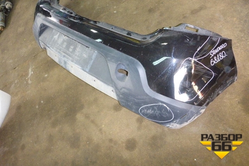 Бампер задний (StepWay) (8200911893) для Renault Sandero с 2009-2014г (Сандеро)