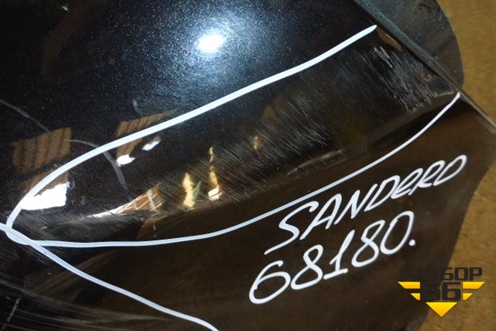 Бампер задний (StepWay) (8200911893) для Renault Sandero с 2009-2014г (Сандеро)