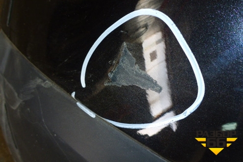 Бампер задний (StepWay) (8200911893) для Renault Sandero с 2009-2014г (Сандеро)