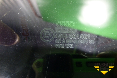 Стекло двери задней левой (седан пакет) для Audi A6 (C5) с 1997-2005г