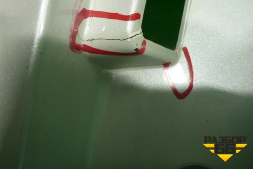 Бампер задний (после 2015г под накладки) (6410C996ZZ) для Mitsubishi Outlander с 2012-2024г (Аутлендер)