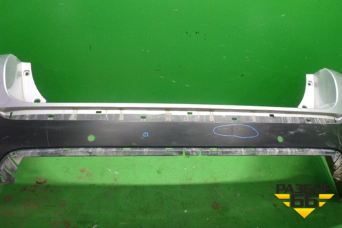 Бампер задний (под парктроник) (5215948170) для Toyota Highlander с 2007-2013г (Хайлендер)