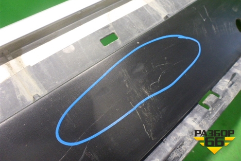 Бампер задний (под парктроник) (5215948170) для Toyota Highlander с 2007-2013г (Хайлендер)