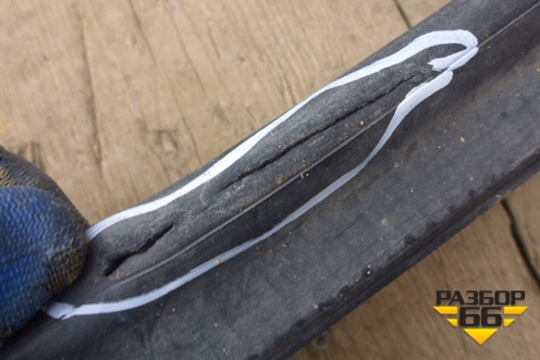 Накладка на порог наружная левая для Mazda CX 7 с 2006-2012г