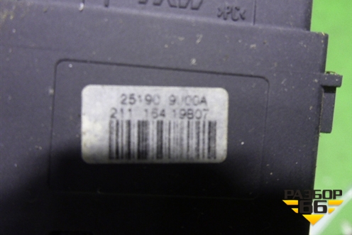Переключатель корректора фар (251909U00A) для Nissan Note (Е11) с 2005-2013г