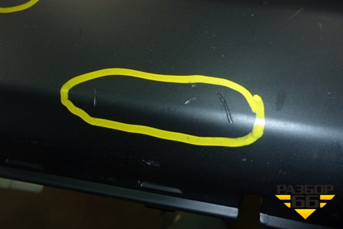 Накладка переднего бампера (до 2009г) для Peugeot 207 с 2006-2015г