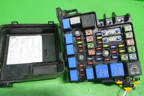 Блок предохранителей подкапотный (1.6л АКПП G4FC) для Hyundai Elantra 4 (HD) с 2006-2011г