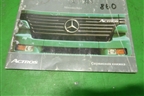 Книга по автомобилю (сервисная книжка) для Mercedes Benz  TRUCK Actros I с 1996-2002г