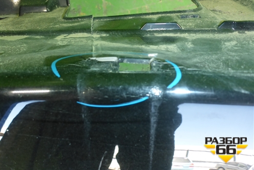 Бампер задний (до 2015г под парктроник) (5215960260) для Toyota Land Cruiser (200) с 2008г (Ленд Крузер)