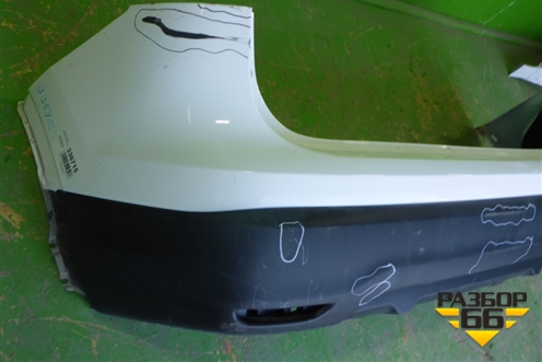 Бампер задний (до 2017г) (85022BP70H) для Nissan Qashqai (J11E) с 2013г