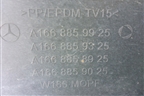 Бампер задний (после 2014г под парктроник) (A1668859925) для Mercedes Benz ML-Klass W166 c 2011г
