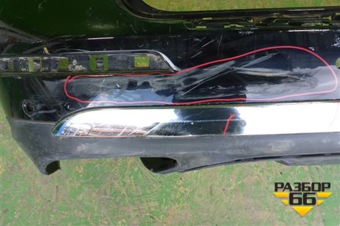 Бампер задний (после 2014г под парктроник) (A1668859925) для Mercedes Benz ML-Klass W166 c 2011г (МЛ)