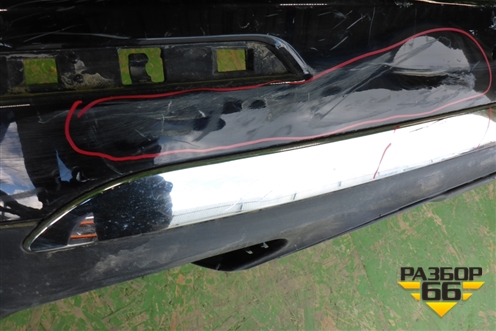 Бампер задний (после 2014г под парктроник) (A1668859925) для Mercedes Benz ML-Klass W166 c 2011г (МЛ)