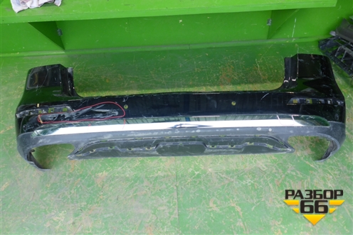 Бампер задний (после 2014г под парктроник) (A1668859925) для Mercedes Benz ML-Klass W166 c 2011г (МЛ)