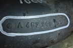 Патрубок интеркулера силуминовый  (A4570981507) для Mercedes Benz  TRUCK Axor 2 с 2004г