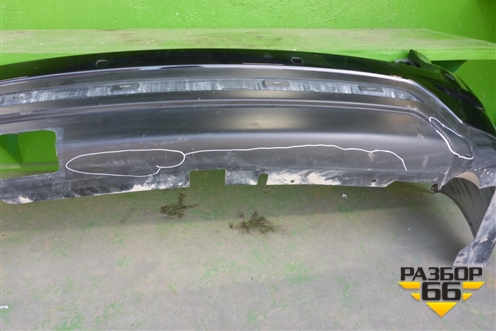 Бампер задний (под парктроник) (850223KN0H) для Nissan Pathfinder (R52R) с 2012-2020г