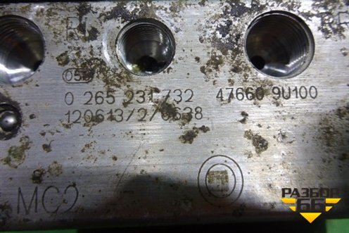 Блок ABS (476609U100) для Nissan Note (Е11) с 2005-2013г