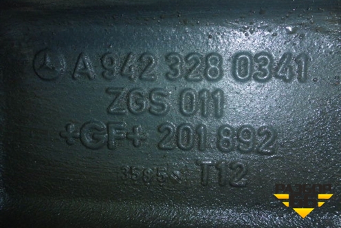 Кронштейн пневморессоры (задний правый) (A9423280341) для Mercedes Benz  TRUCK Axor 2 с 2004г