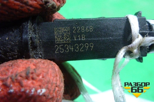 Форсунка инжекторная электрическая (1.6л Z16XEP) (25343299) для Opel Astra H с 2004-2015г