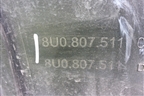 Бампер задний (верхняя часть до 2014г) (8U0807511C) для Audi Q3 с 2011-2018г