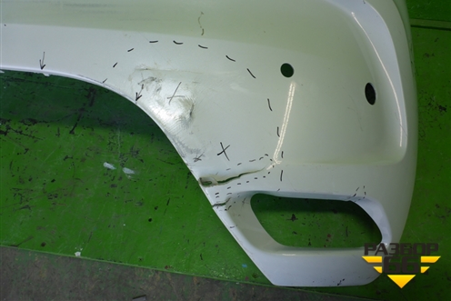 Бампер задний (без юбки под парктроник) (9670684477) для Citroen DS4 с 2011г