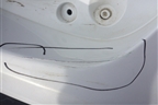 Бампер задний (под парктроник) (KD4750221) для Mazda CX 5 с 2012-2016г (СХ5)