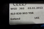 Накладка двери задней левой (на рамку задняя новая) (4L0839903Y9B) для Audi Q7 c 2005-2015г