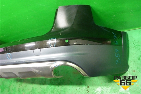 Бампер задний (с юбкой под парктроник) (4G9807511AL) для Audi A6 (C7) Allroad Quattro с 2012-2019г