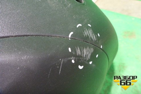 Бампер задний нижняя часть (до 2018г) (под парктроник) (86612F1000) для Kia Sportage с 2016-2022г (Спортеидж 4)