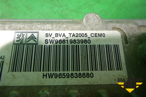 Блок управления АКПП (9661983980) для Peugeot 407 с 2004г