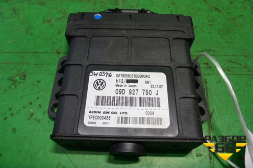 Блок управления АКПП (09D927750J) для Volkswagen Touareg c 2002-2010г