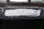 Кронштейн заднего бампера левый (под фонарь седан) (A2048800103) для Mercedes Benz C-Klass W204 с 2007-2014г