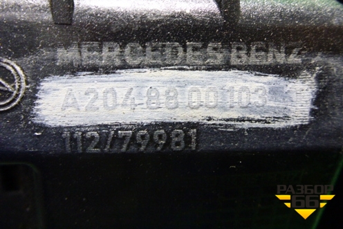 Кронштейн заднего бампера левый (под фонарь седан) (A2048800103) для Mercedes Benz C-Klass W204 с 2007-2014г