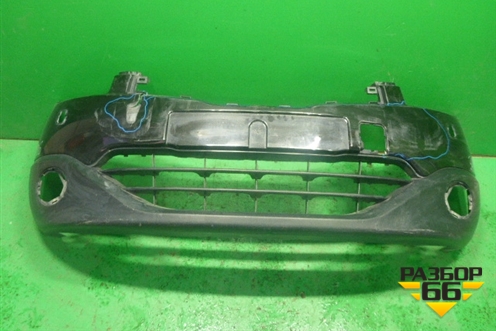 Бампер передний (после 2010г под омыватель) (62022BR10H) для Nissan Qashqai (J10E) с 2006-2013г
