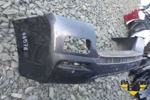 Бампер задний (под парктроник) (5215948170) для Toyota Highlander с 2007-2013г