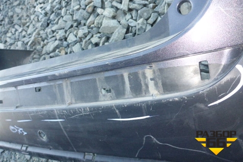 Бампер задний (под парктроник) (5215948170) для Toyota Highlander с 2007-2013г