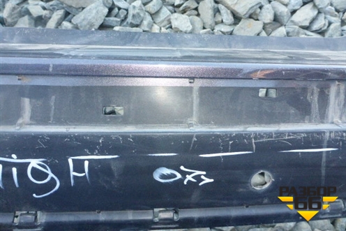 Бампер задний (под парктроник) (5215948170) для Toyota Highlander с 2007-2013г